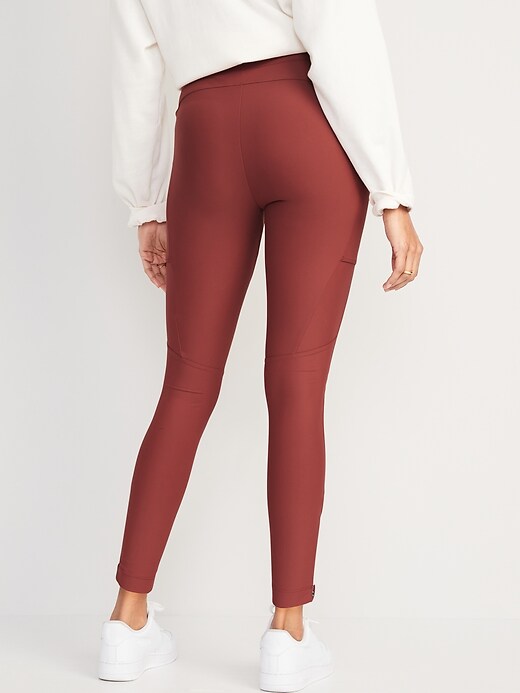 Image number 2 showing, High-Waisted All-Seasons StretchTech 7/8 Hybrid Ankle Pants