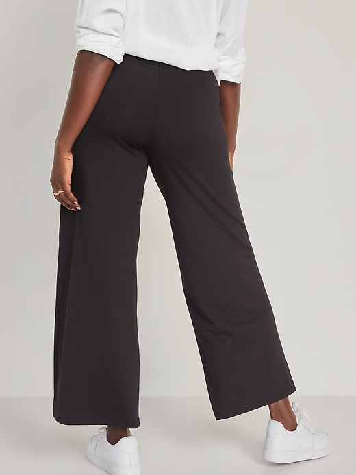 Image number 6 showing, High-Waisted PowerSoft Wide-Leg Pants