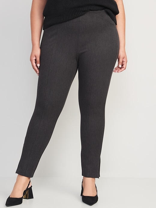 High-Waisted Pull-On Pixie Skinny Ankle Pants | Old Navy