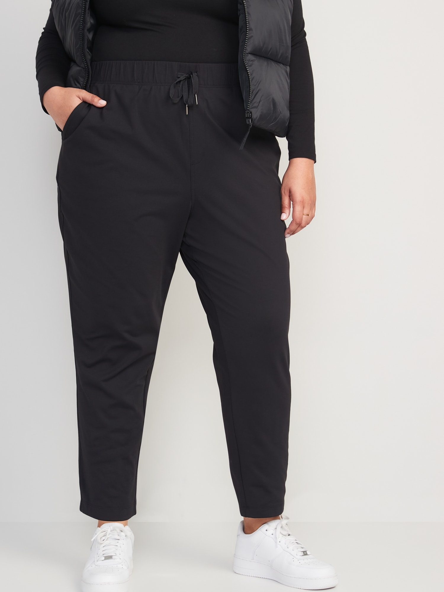 Old Navy High-Waisted PowerSoft Combination Taper Pants - ShopStyle