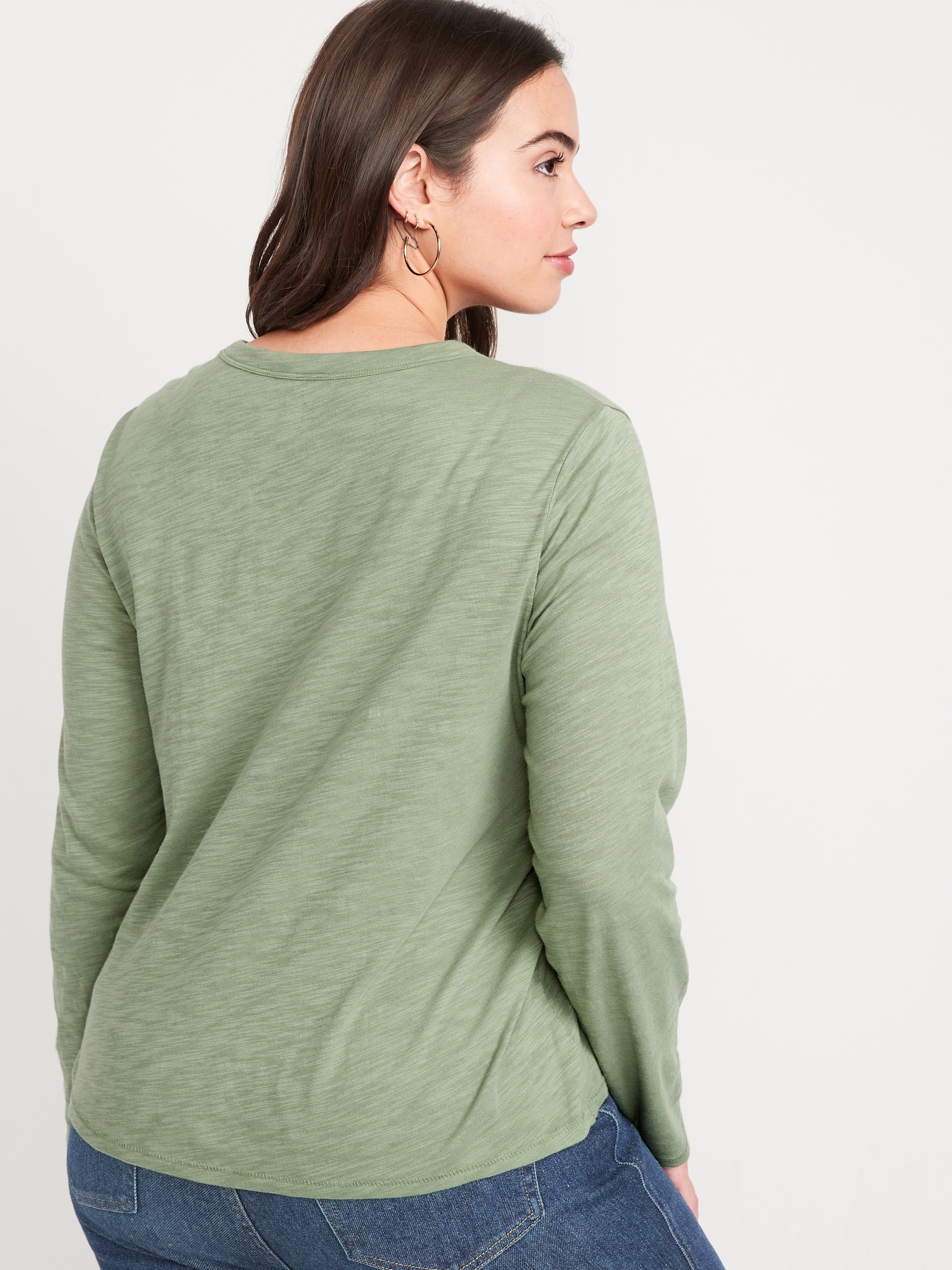 EveryWear Slub-Knit Long-Sleeved T-Shirt | Old Navy