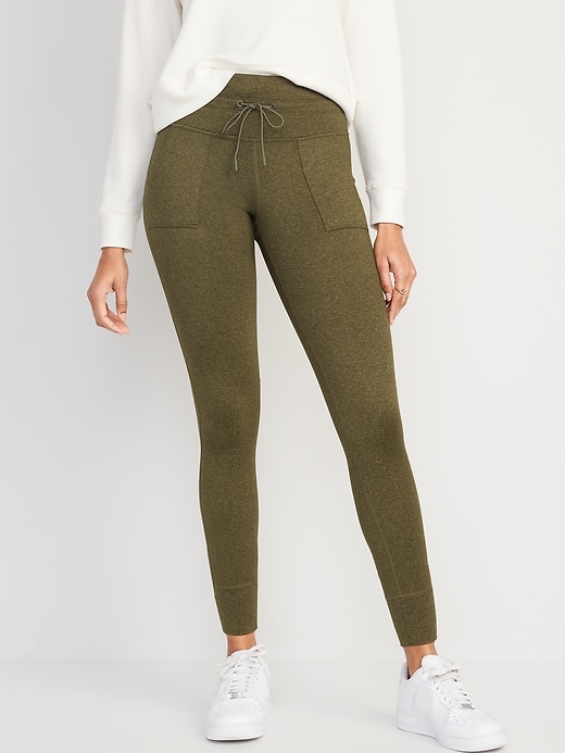 Image number 1 showing, High-Waisted CozeCore Jogger Leggings