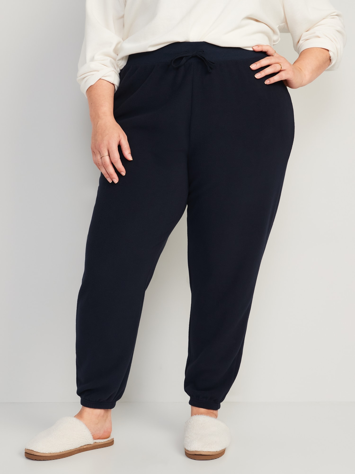 High-Waisted Microfleece Lounge Jogger Sweatpants | Old Navy