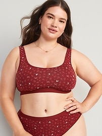 View large product image 6 of 7. Supima® Cotton-Blend Bralette Top