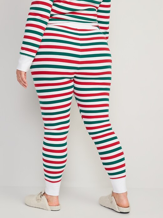 Image number 7 showing, Matching Printed Thermal-Knit Pajama Leggings for Women
