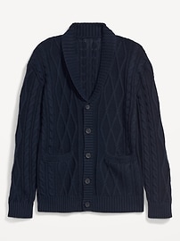 Cable-Knit Button-Front Cardigan Sweater for Men | Old Navy