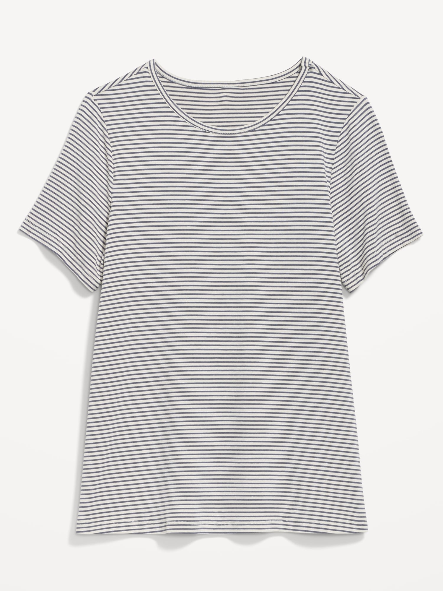 Luxe Striped T-Shirt Old Women | for Navy