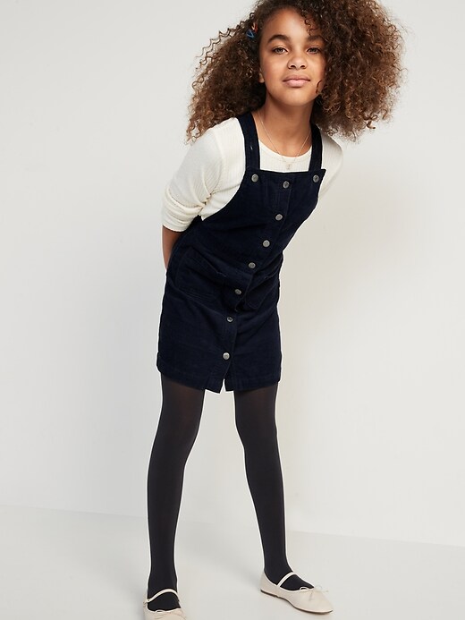 View large product image 1 of 3. Corduroy Pinafore Overall Dress for Girls