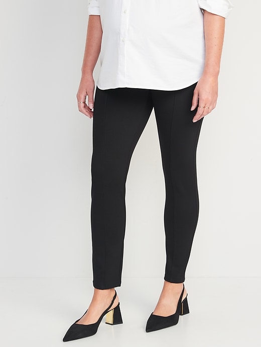 Image number 1 showing, Maternity Full Panel Stevie Skinny Ankle Pants