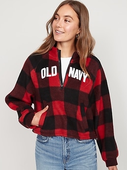 Old navy clearance red plaid jacket