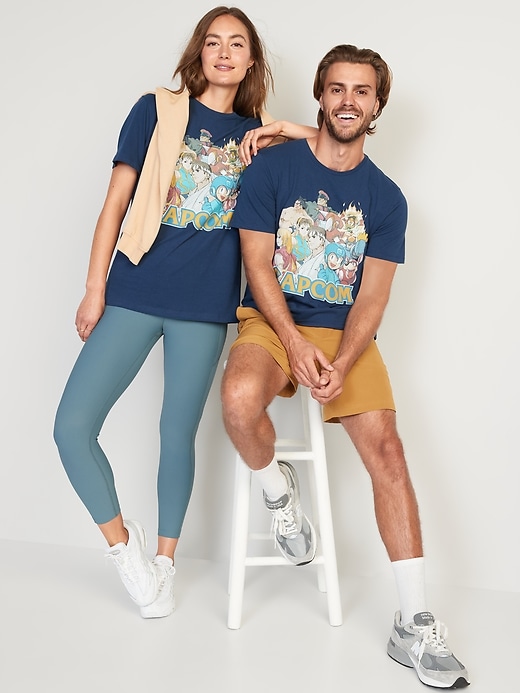 Capcom® Characters Vintage Gender-Neutral T-Shirt for Adults