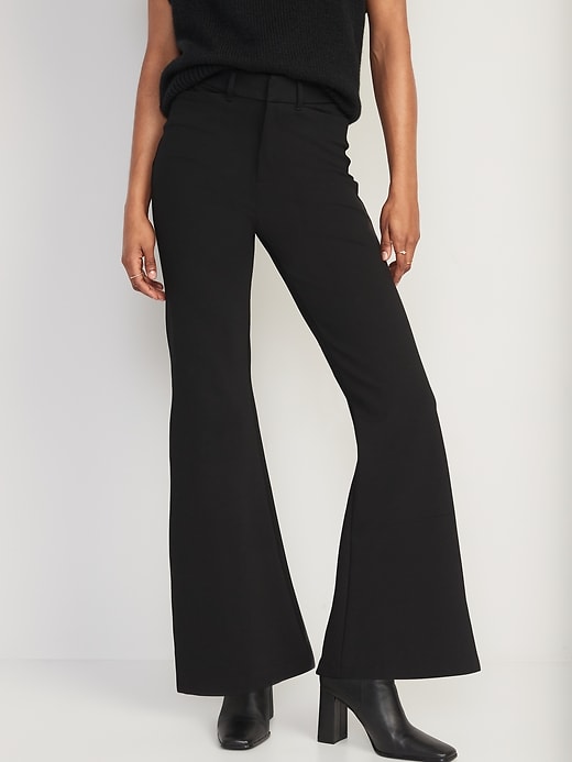 Extra High-Waisted Stevie Trouser Flare Pants | Old Navy