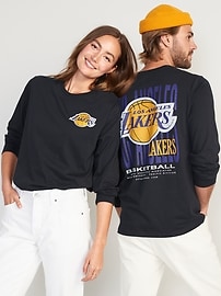 View large product image 3 of 3. NBA® Los Angeles Lakers™ Long-Sleeve T-Shirt