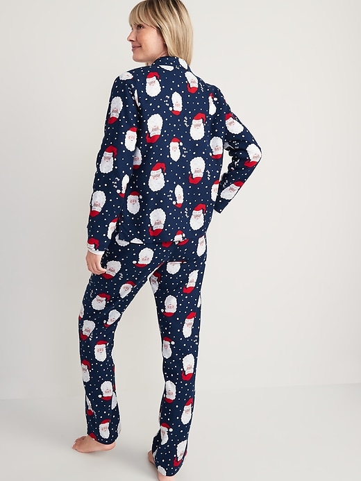 Image number 2 showing, Printed Flannel Pajama Set