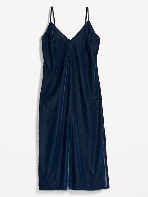 Image number 4 showing, Velvet Midi Slip Dress for Women