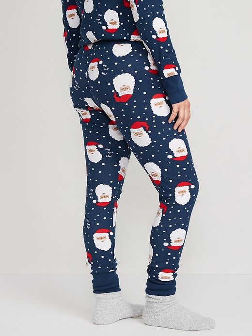 Image number 5 showing, Mid-Rise Matching Printed Pajama Leggings