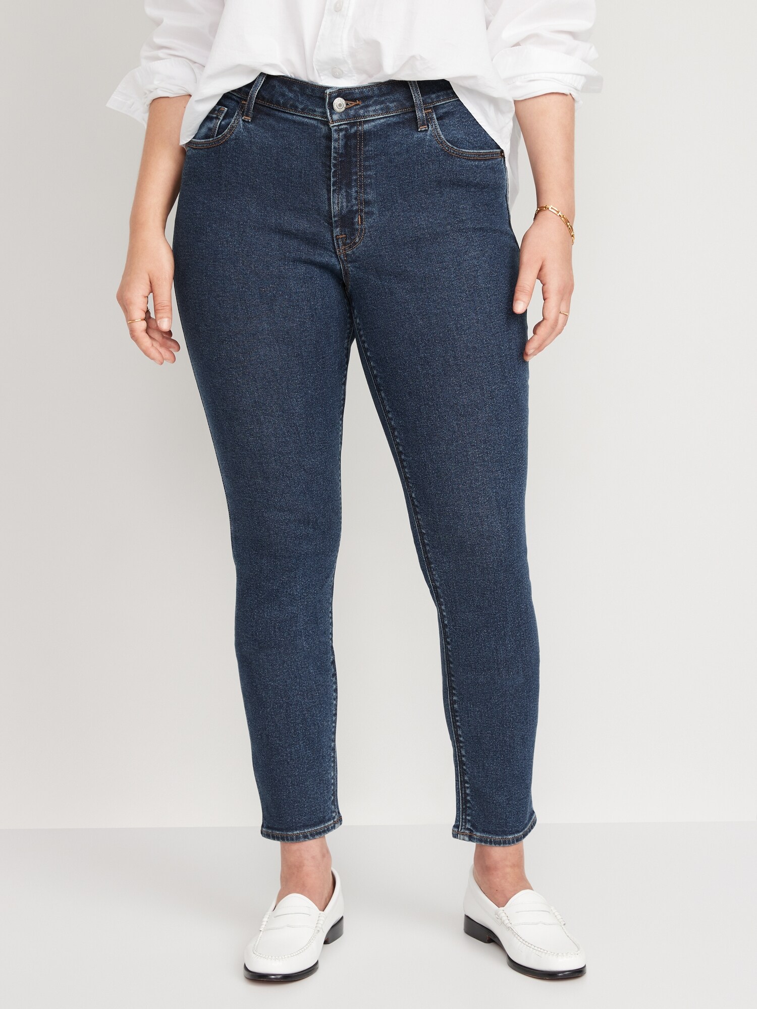 Mid-Rise Rockstar Super-Skinny Jeans | Old Navy