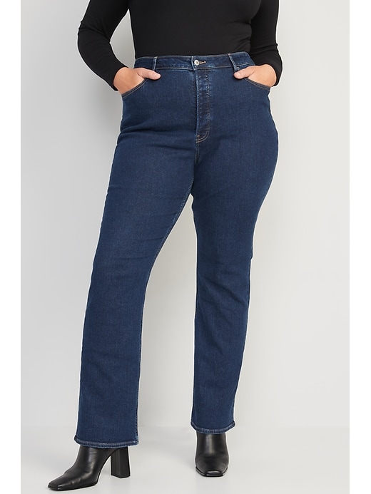 Image number 7 showing, Extra High-Waisted Button-Fly Kicker Boot-Cut Jeans