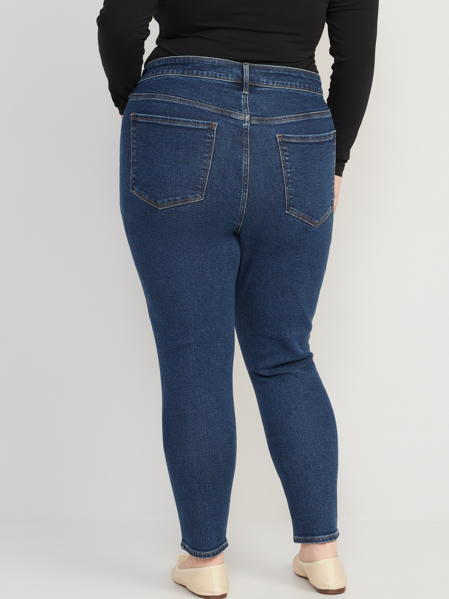 Mid-Rise Rockstar Super-Skinny Jeans for Women