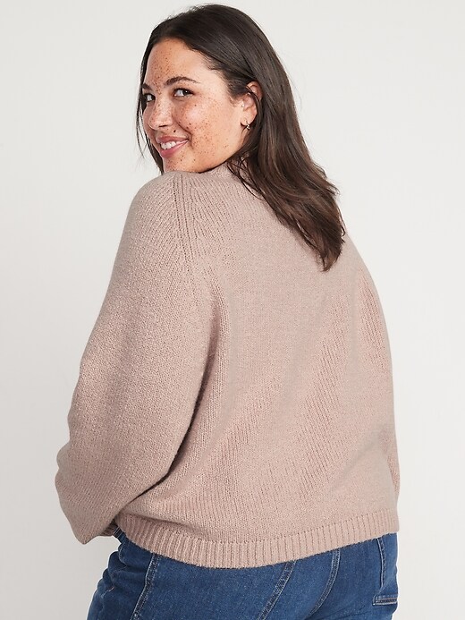 Melange Cozy Mock-Neck Sweater for Women | Old Navy