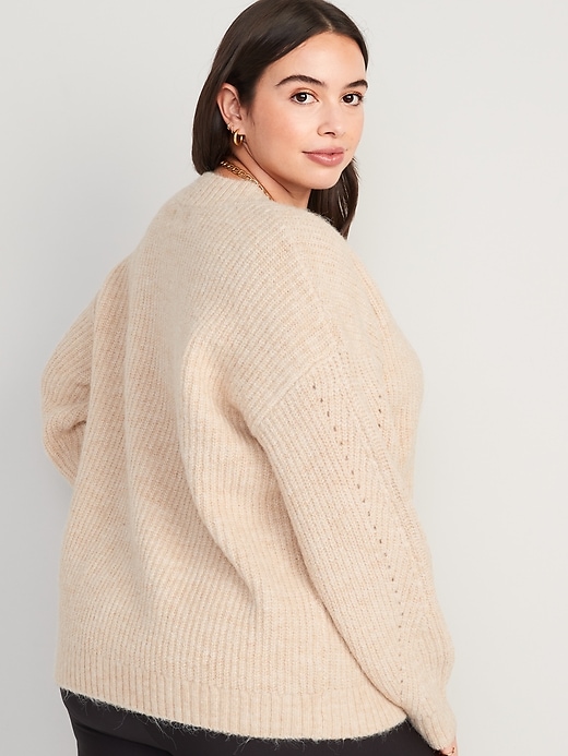 Cozy Shaker-Stitch Cardigan Sweater | Old Navy