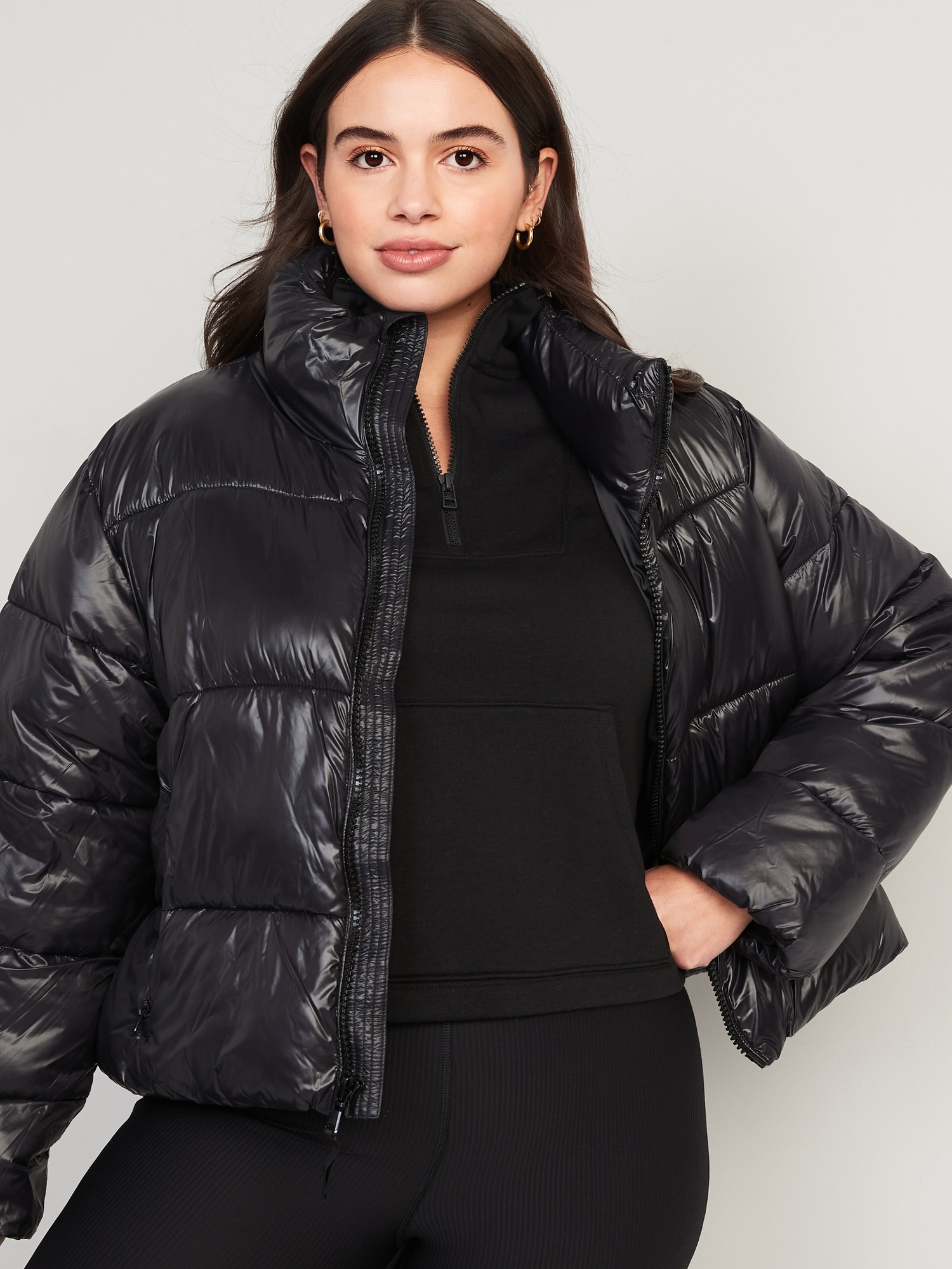 Water-Resistant Frost Free Short Puffer Jacket for Women | Old Navy