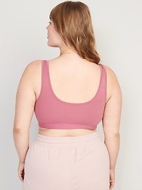 View large product image 7 of 7. Supima® Cotton-Blend Bralette Top