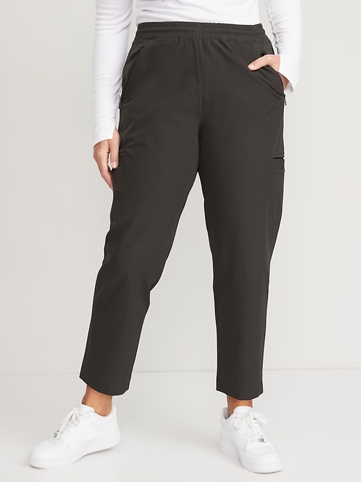 Image number 5 showing, High-Waisted All-Seasons StretchTech Slouchy Taper Cargo Pants