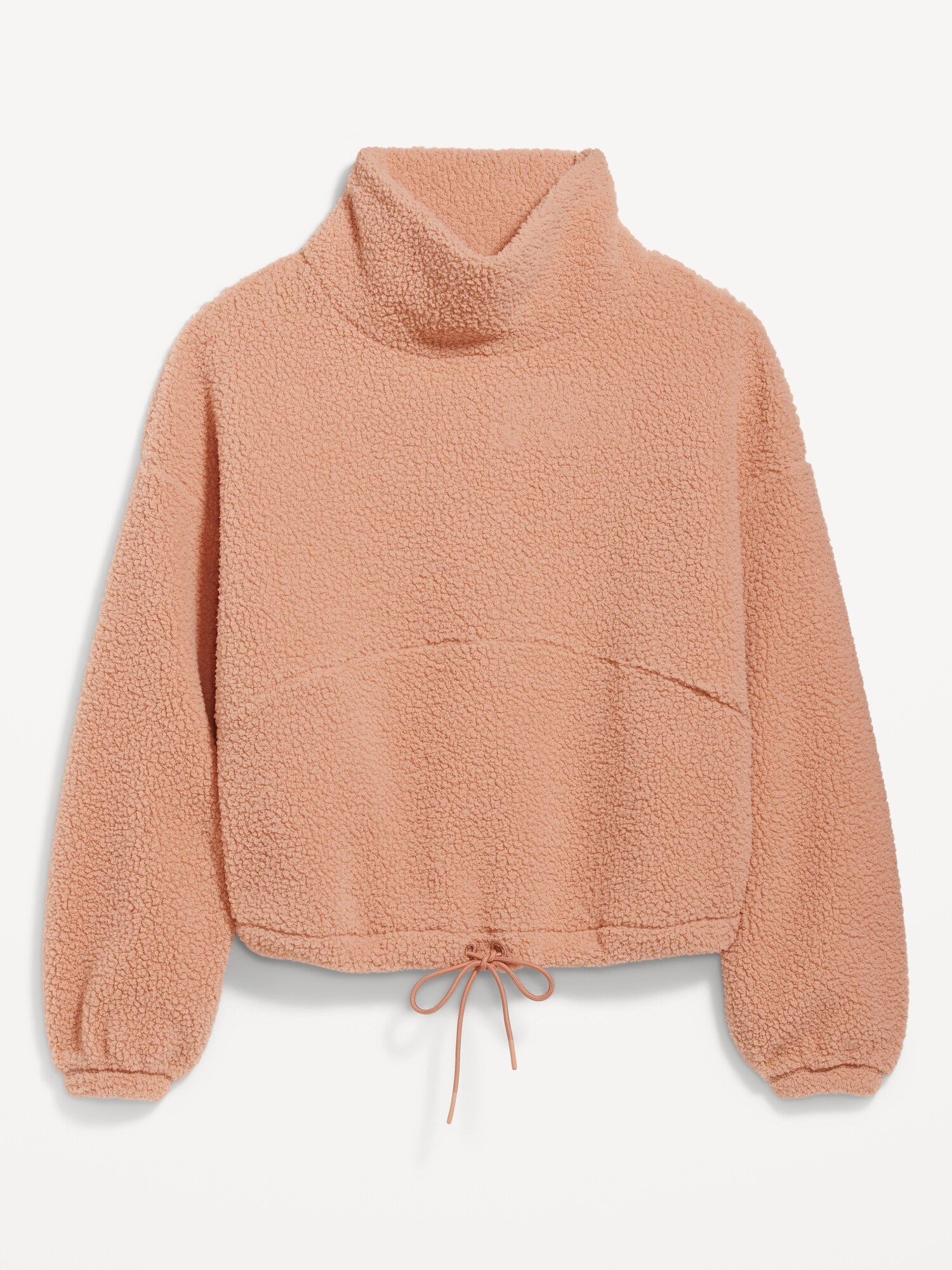 Cropped sherpa online sweater