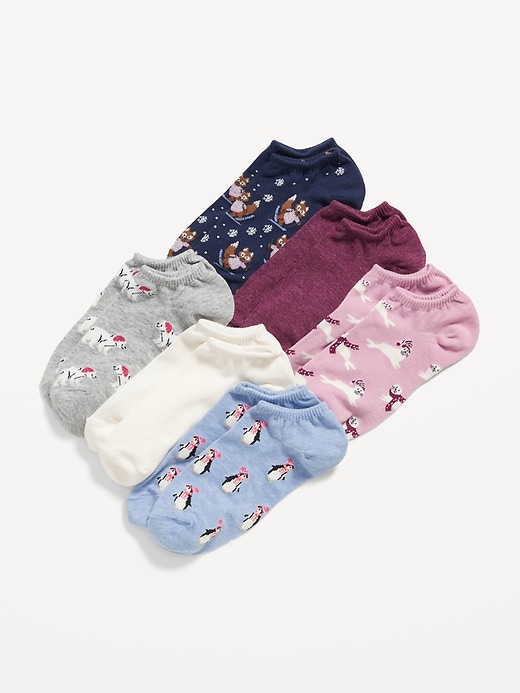 Old Navy Novelty Ankle Socks 6-Pack for Women. 16