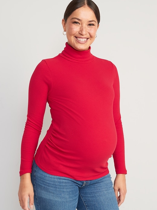 maternity turtleneck tops