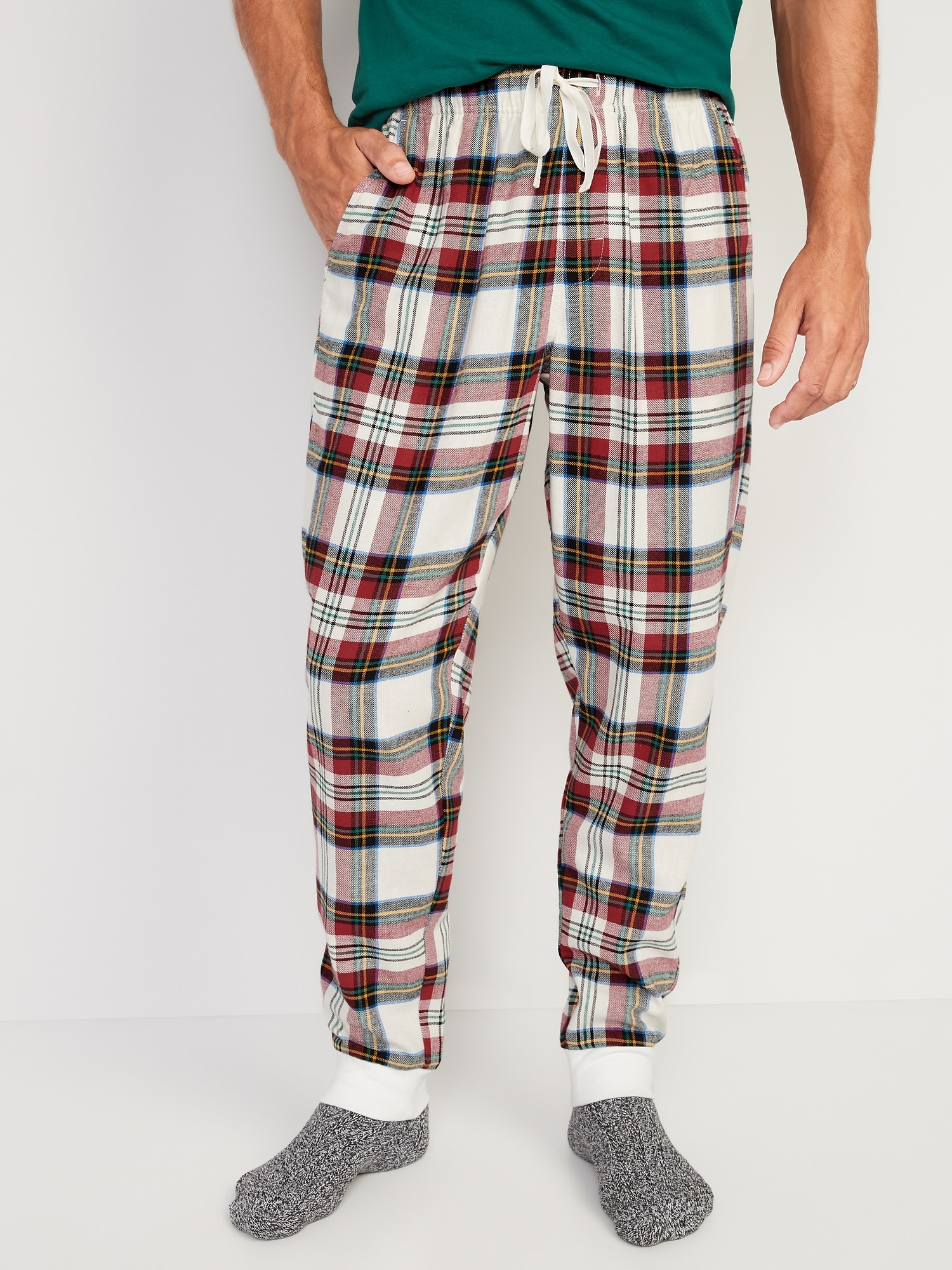 Matching Printed Flannel Jogger Pajama Pants for Men  Old Navy