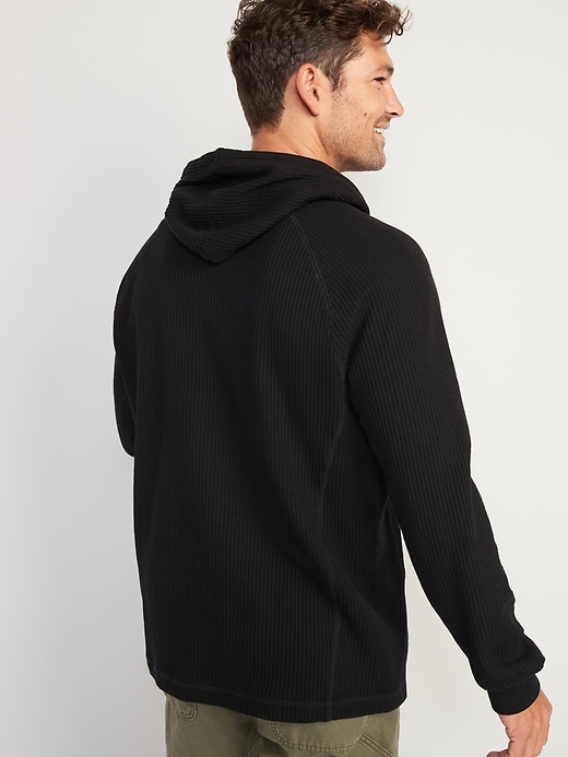 Image number 2 showing, Thermal-Knit Pullover T-Shirt Hoodie