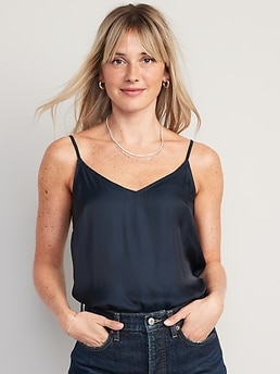 Cowl-Neck Satin Cami Top for Women - Old Navy Philippines