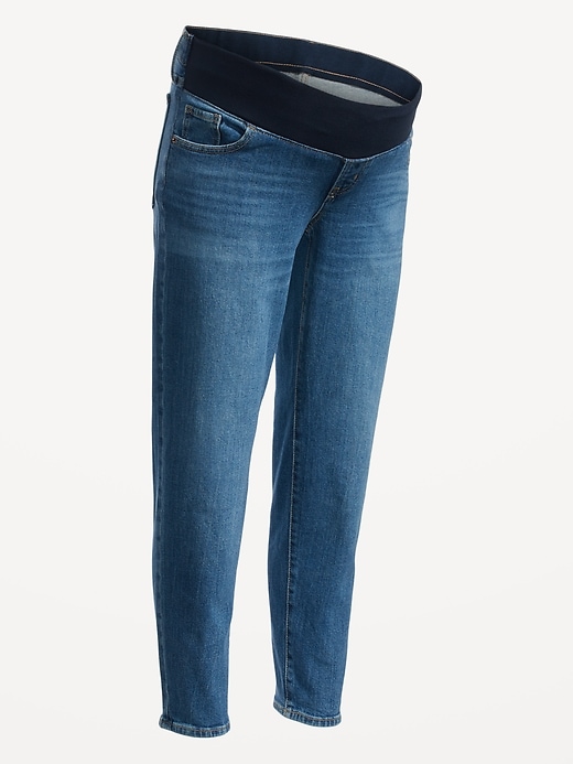 Image number 4 showing, Maternity Front Low Panel O.G. Straight Jeans