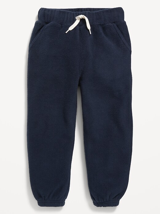 View large product image 2 of 2. Unisex Micro Fleece Functional Drawstring Sweatpants for Toddlers