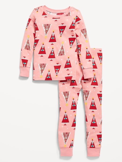 View large product image 2 of 2. Unisex Matching Print Pajamas for Toddler & Baby