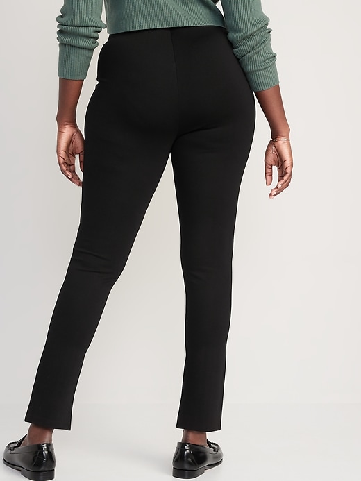 Image number 6 showing, Extra High-Waisted Stevie Split-Front Skinny Pants for Women