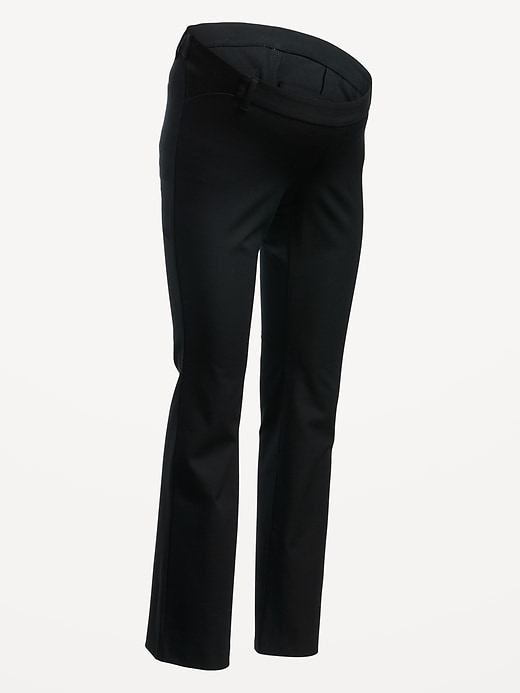 Image number 4 showing, Maternity Side Panel Pixie Flare Pants
