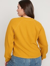 thermal knit raglan old navy