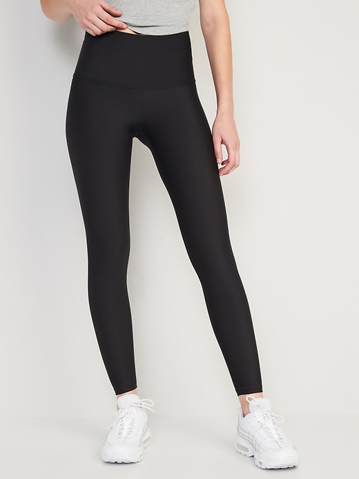 Image number 1 showing, Extra High-Waisted PowerSoft Hidden Pocket 7/8-Length Leggings for Women