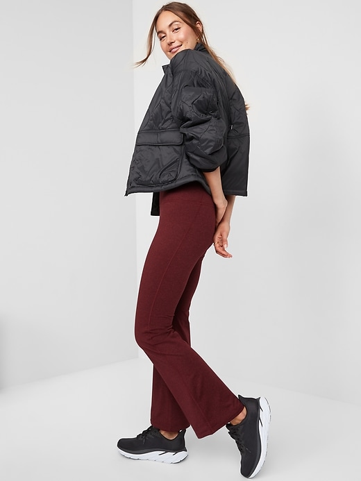 Image number 3 showing, High-Waisted CozeCore Boot-Cut Leggings