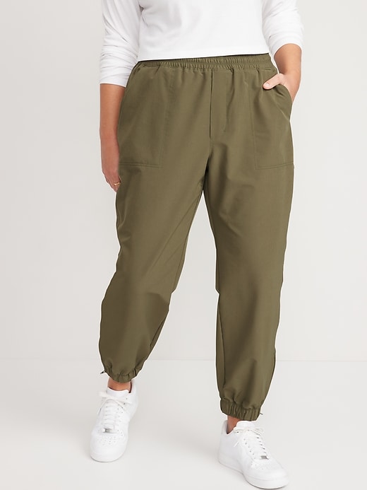 Image number 5 showing, High-Waisted All-Seasons StretchTech Water-Repellent Jogger Pants