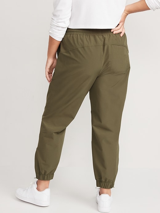 High-Waisted All-Seasons StretchTech Water-Repellent Jogger Pants