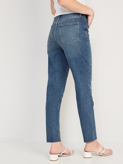 Image number 2 showing, Higher High-Waisted Button-Fly OG Straight Jeans for Women
