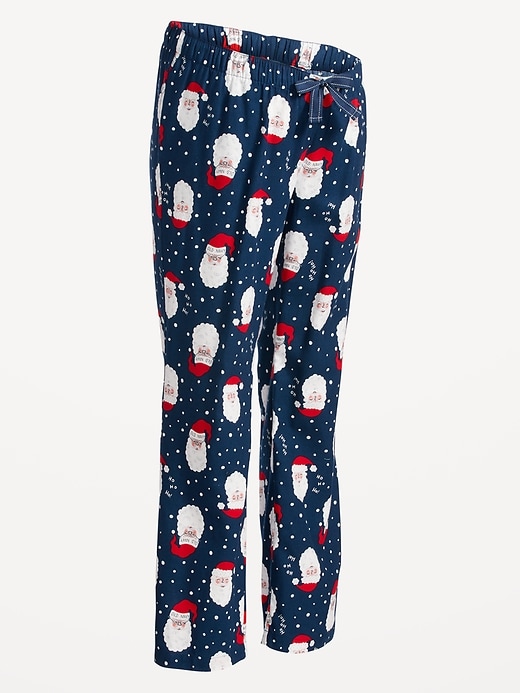 Image number 7 showing, Maternity Printed Flannel Pajama Pants