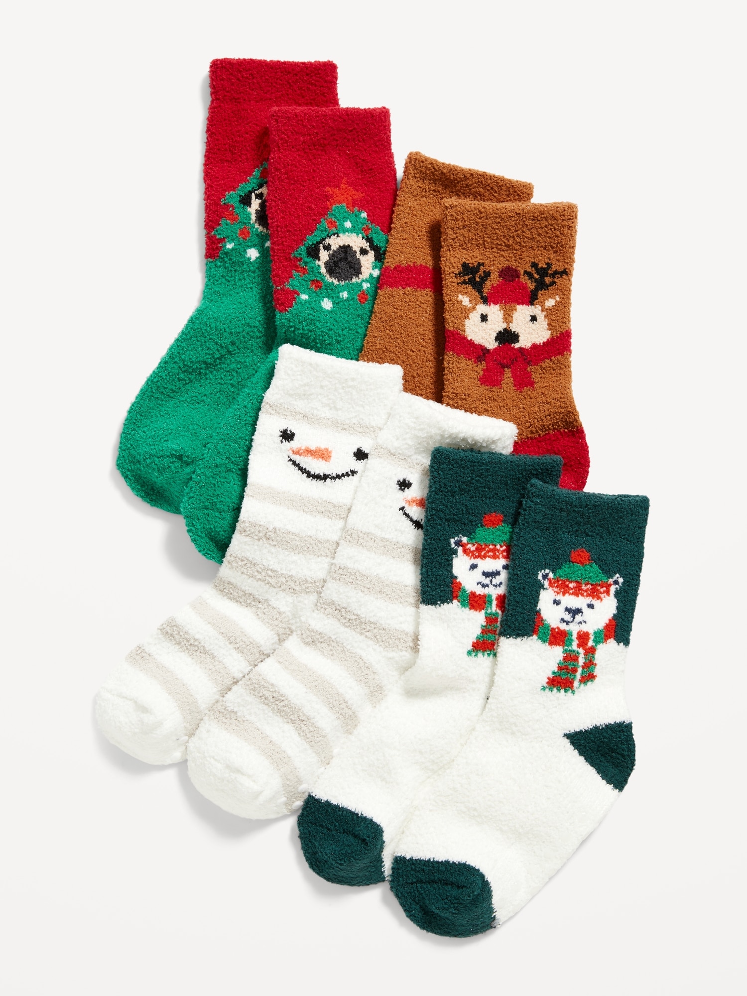 Unisex Cozy Socks 4Pack for Toddler & Baby Old Navy
