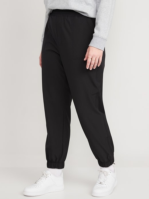 Image number 5 showing, High-Waisted All-Seasons StretchTech Water-Repellent Jogger Pants