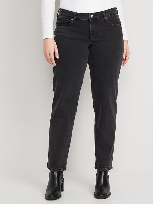 Image number 5 showing, Low-Rise OG Loose Black Jeans