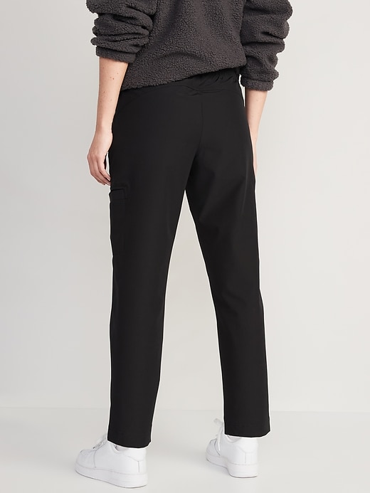 Image number 2 showing, High-Waisted All-Seasons StretchTech Slouchy Taper Cargo Pants
